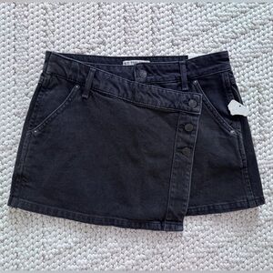 NWT We The Free Black Denim Skirt 27